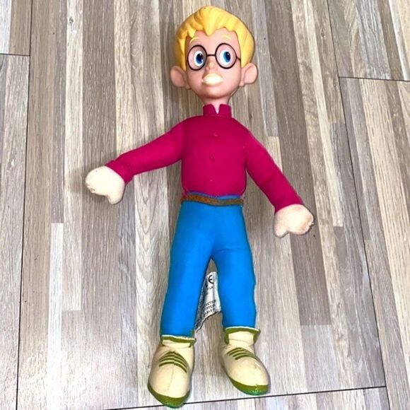 90s doll vintage toys Applause The Pagemaster Richard Tyler Doll Vinyl Head euc - Picture 7 of 7